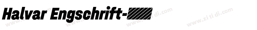 Halvar Engschrift字体转换 Halvar Engschrift字体转换